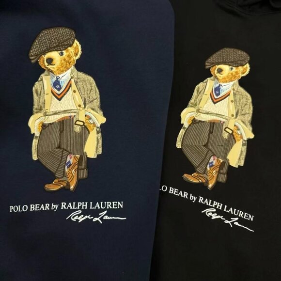 Polo Ralph Lauren Men's Polo Bear Fleece Hood - Picture 9 of 12